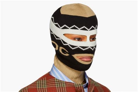 blue gucci face mask|Gucci balaclava mask.